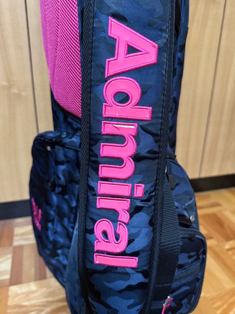 Admiral GOLF NETWORKコラボ 迷彩柄スタンドキャディバッグ