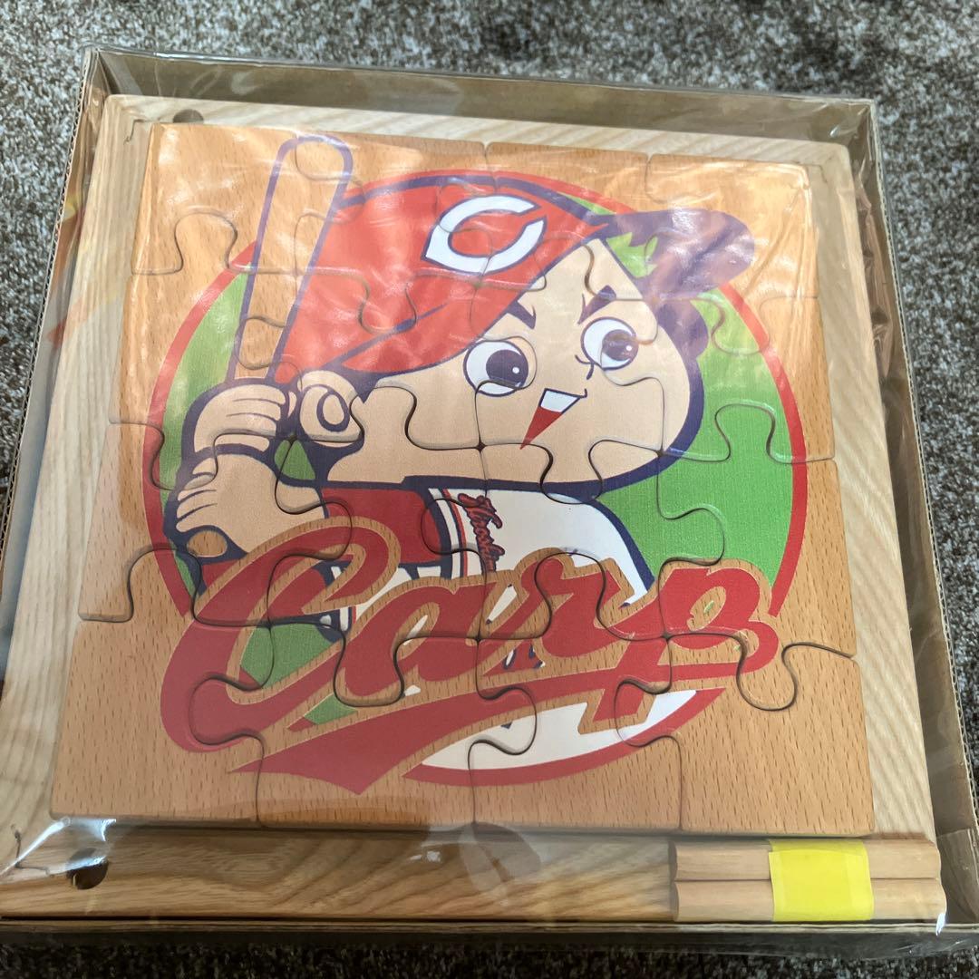 広島東洋カープ ジグソーパズル 木製　知育　レア　希少
