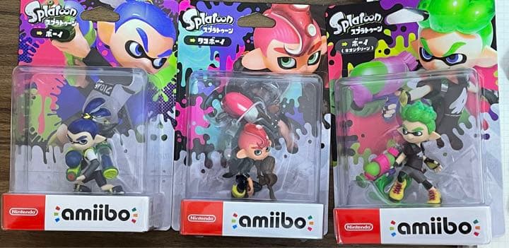 amiibo スプラトゥーン アオリ ホタル ボーイ タコボーイ イカ